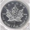 Image 1 : CANADA 1 OZ 9999 FINE SILVER MAPLE LEAF COIN