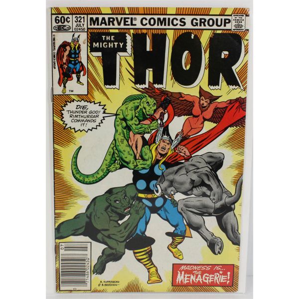 MARVEL #321 MIGHTY THOR COMIC BOOK