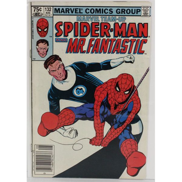 MARVEL #132 SPIDER MAN & MR. FANTASTIC COMIC BOOK