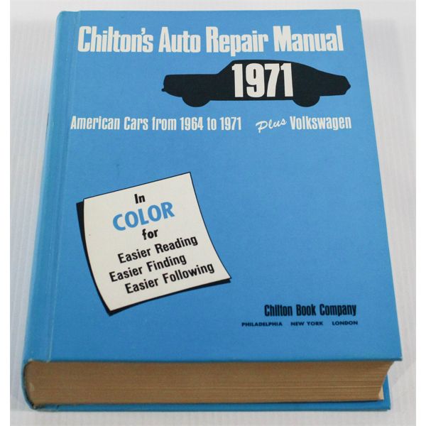 1971 CHILTONS AUTO REPAIL MANUAL