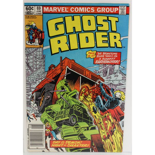 MARVEL #69 GHOST RIDER COMIC