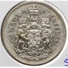 Image 1 : 1961 CANADIAN SILVER 50 CENT COIN