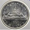 Image 1 : 1965 CANADIAN SILVER 1 DOLLAR COIN