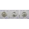 Image 1 : THREE 1967 SILVER CANADIAN 25 CENT COINS