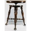 Image 1 : ANTIQUE BALL & CLAW SWIVEL PIANO STOOL