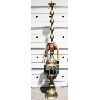 Image 1 : HUGE!! TURKISH LAMP STYLE BRASS HOOKAH - APPROX 8' H