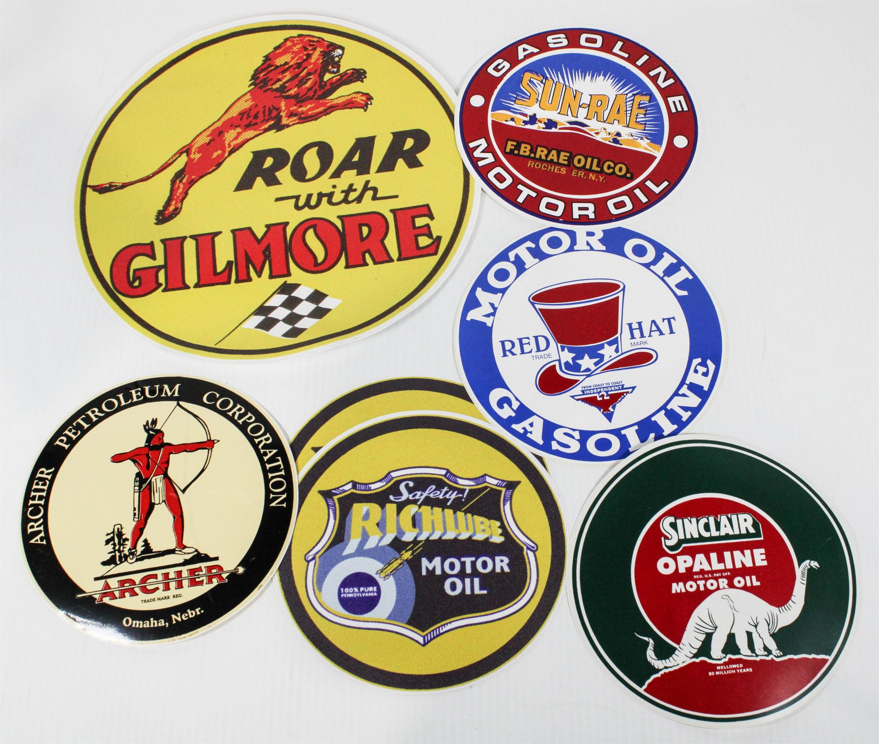 VINTAGE OIL AND GAS STICKERS