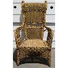 Image 1 : ORNATE WICKER ARM CHAIR