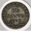 Image 1 : 1912 NEWFOUNDLAND SILVER 20 CENT COIN
