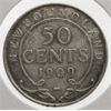 Image 1 : 1909 NEWFOUNDLAND SILVER 50 CENT COIN