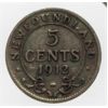 Image 1 : 1912 NEWFOUNDLAND SILVER 5 CENT COIN