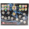 Image 1 : CANADA 125 COIN SET - 1867 - 1992
