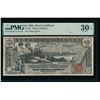1896 $1 Educational Silver Certificate PMG 30EPQ