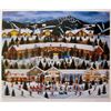Jane Wooster Scott Alpine Winter Grandeur Hand Signed Limited Edition Lithograph