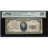 1929 $20 Harleysville PA National PMG 20