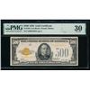 1928 $500 Gold Certificate PMG 30