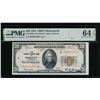 1929 $20 Minneapolis FRBN PMG 64EPQ