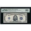 Image 1 : 1934D $5 Silver Certificate PMG 66EPQ