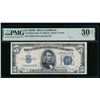 1934B $5 Mule Silver Certificate PMG 30EPQ