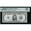 Image 1 : 1934B $5 Mule Silver Certificate PMG 35