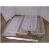 Image 1 : *3X the Bid Price (3) Plastic Totes (35" Long)