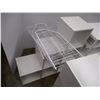 Image 3 : *(2) Stair Shaped Cube Shelves, 4-Shelf Storage Unit + Wire Racking and Plastic Bin Storage