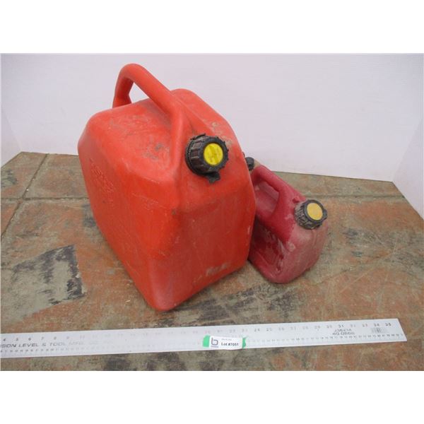 * (2) Gas Cans