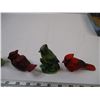 Image 3 : (7) Porcelain Bird Figurines (Some Damage)