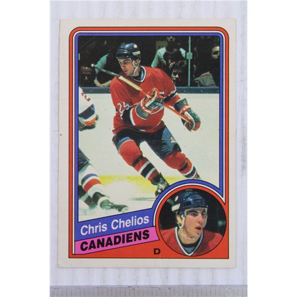 1983-84 OPC Chris Chelios Rookie Card