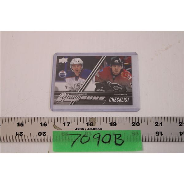 2015-16 Upper Deck Young Guns Rookie Checklist (ft. Connor McDavid and Sam Bennett)