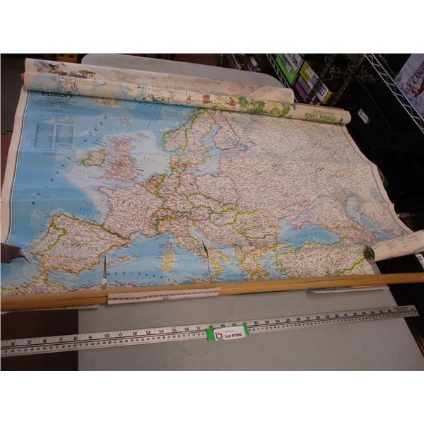 3-in-1 Map Set (Europe, Canada, and USA) (Some Damage)