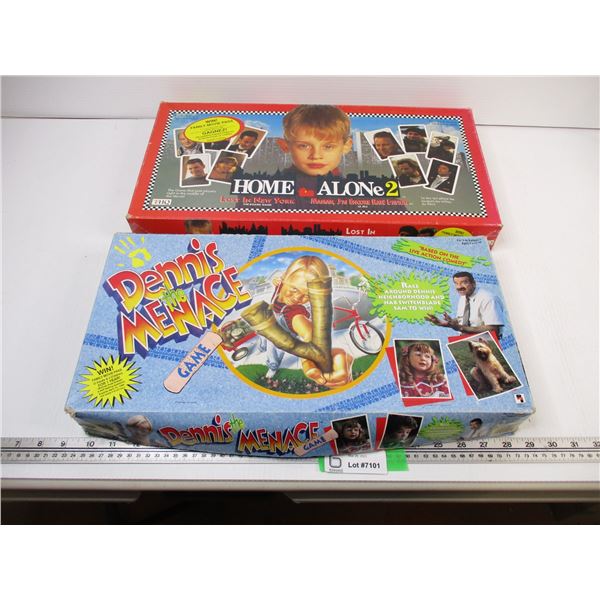 (2) Board Games (Dennis the Menace and Home Alone 2)