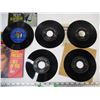 Image 2 : Lot of 5 Elvis Presley Records + Elvis Gift Bag and Newspaper Clippings