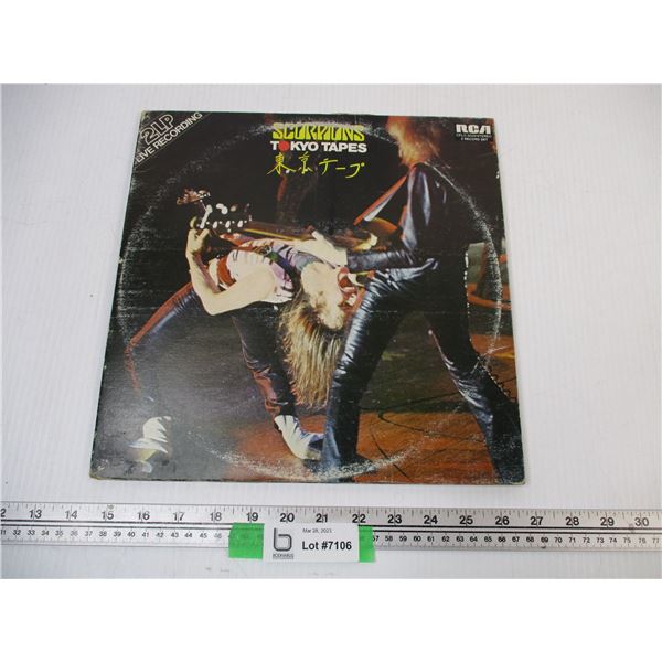 Scorpions "Tokyo Tapes" 2LP Live Recording
