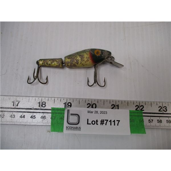 Vintage L&S Bass Master Model 15 Jointed Hook Lure (3"Long)