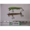 Image 1 : (2) Vintage Fishing Lure/Hooks (4" Long)