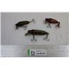 Image 1 : (3) Vintage Fishing Lure/Hooks (3" Long)