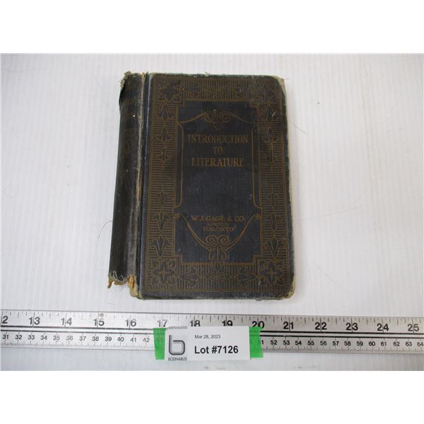 W.J. Gage & Co. Introduction To Literature Dated 1926 (Alberta Elementary)