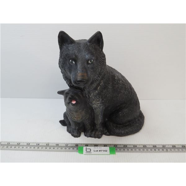 Ceramic Dog Statue (no chips)