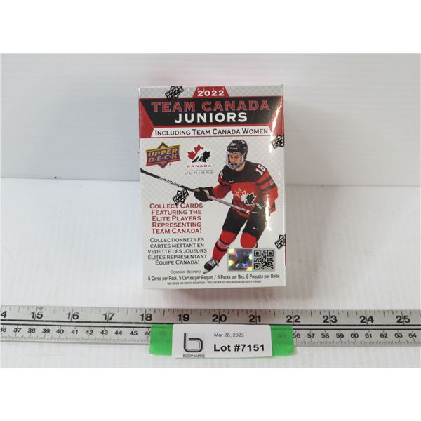 Factory Sealed Canadian Junior Cards (Possible Connor Bedard Rookie)