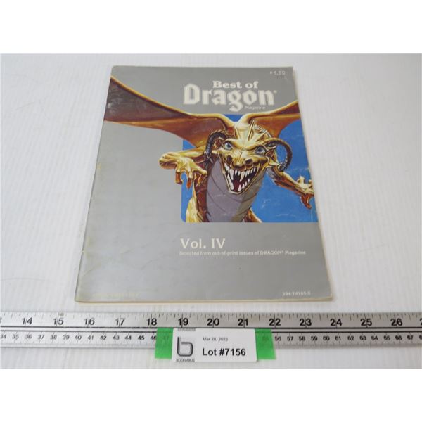 1985 - Best of Dragon Magazine (Vol. IV)
