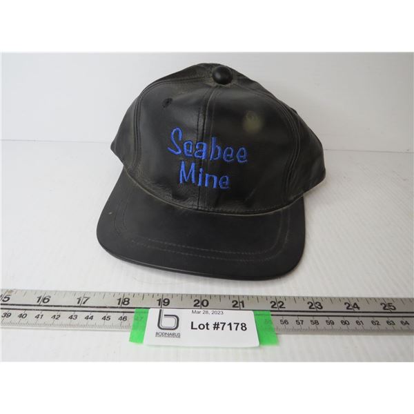 Seabee Mine Leather Cap