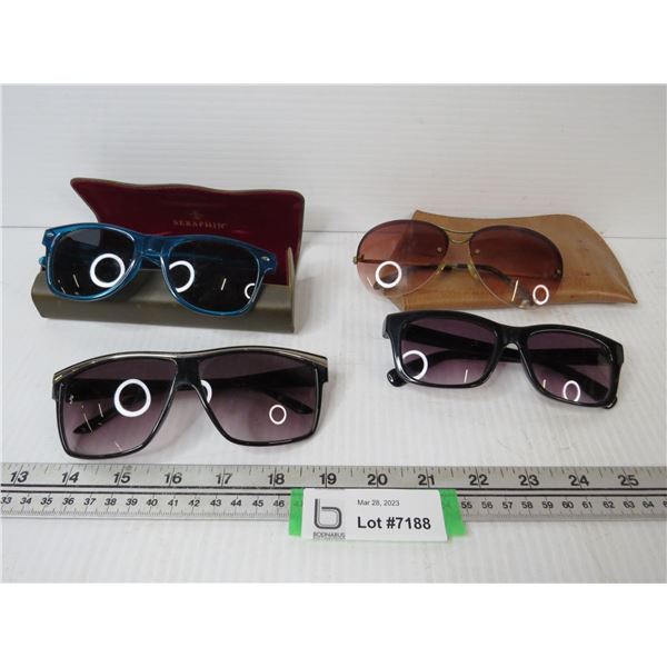 (4) Pair of Sun Glasses (some wear on lens)