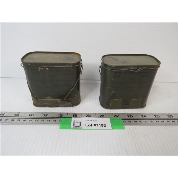 (2) Food Packet Survival Rations