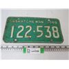 Image 1 : 1969 Saskatchewan Licence Plate