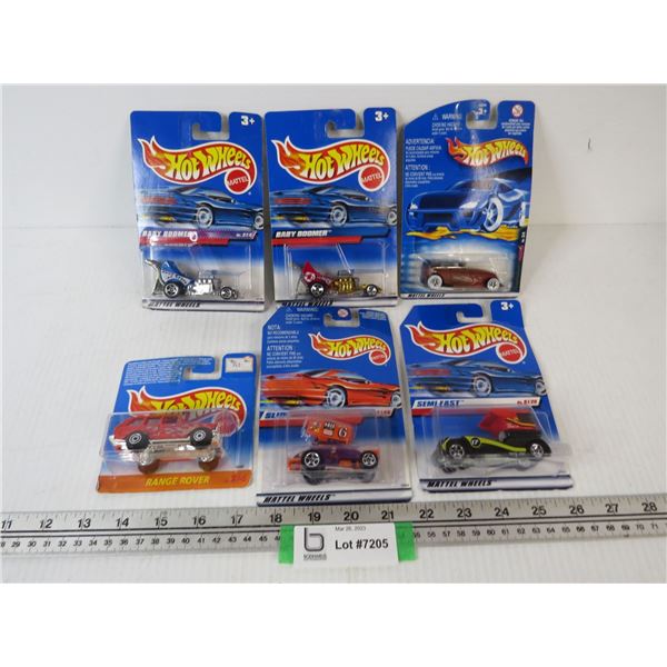 (6) Match Box Mattel Wheels