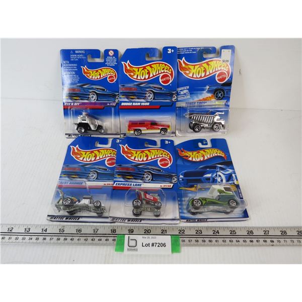 (6) Match Box Mattel Wheels