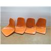 Image 2 : *(4) MCM Fiberglass Seats (no chair legs)
