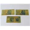 Image 4 : Novelty Trillion Dollar Zimbabwe Gold Bills