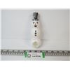 Image 1 : (New) Snowman Pipe (rubber pipe w/glass bowl)
